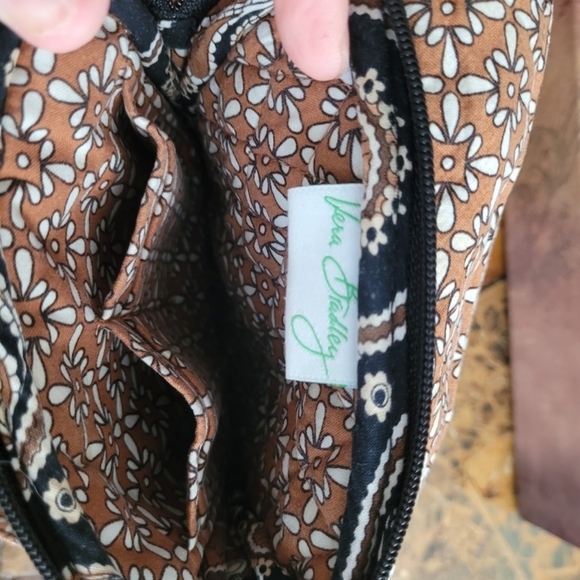 Vera Bradley Black and Gold Crossbody Bag - Picture 6 of 6